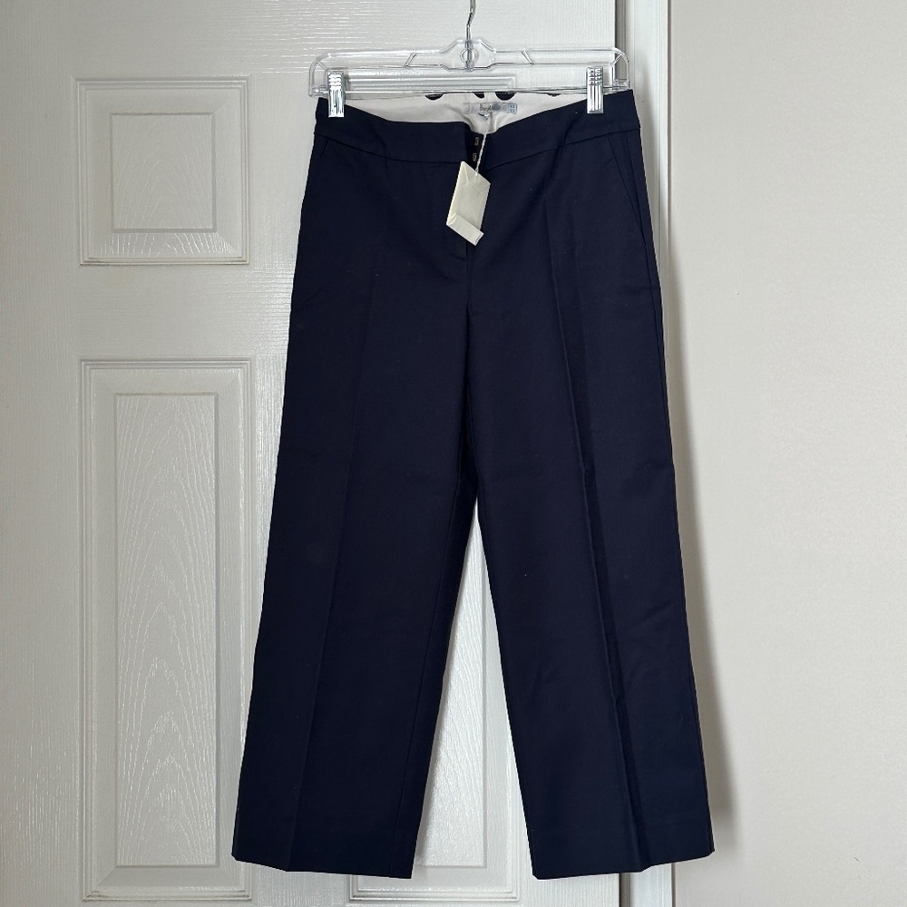 Boden Richmond Wide Leg Crop Navy Pants US Size 4R